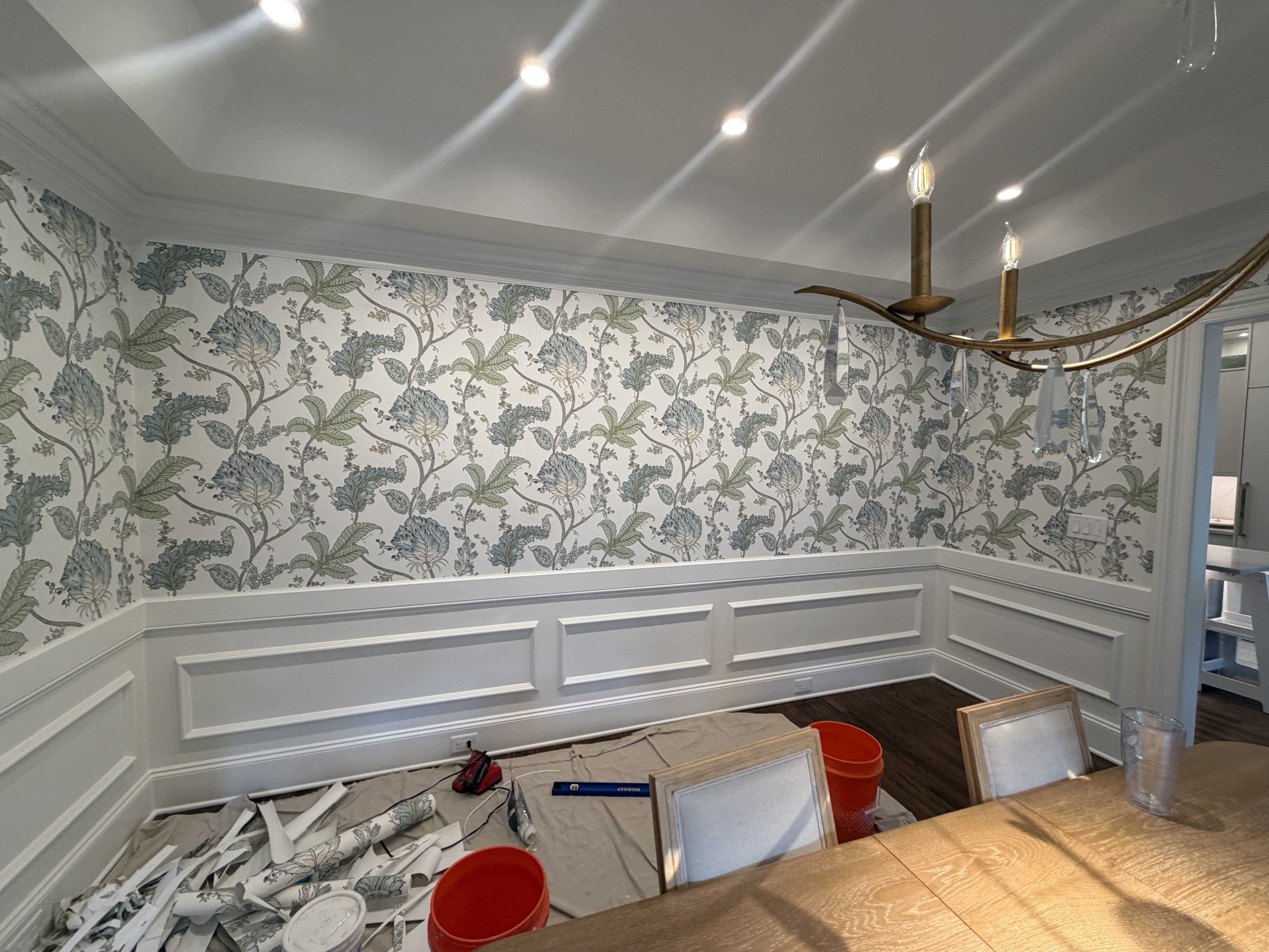 Residential Wallpaper Installation project