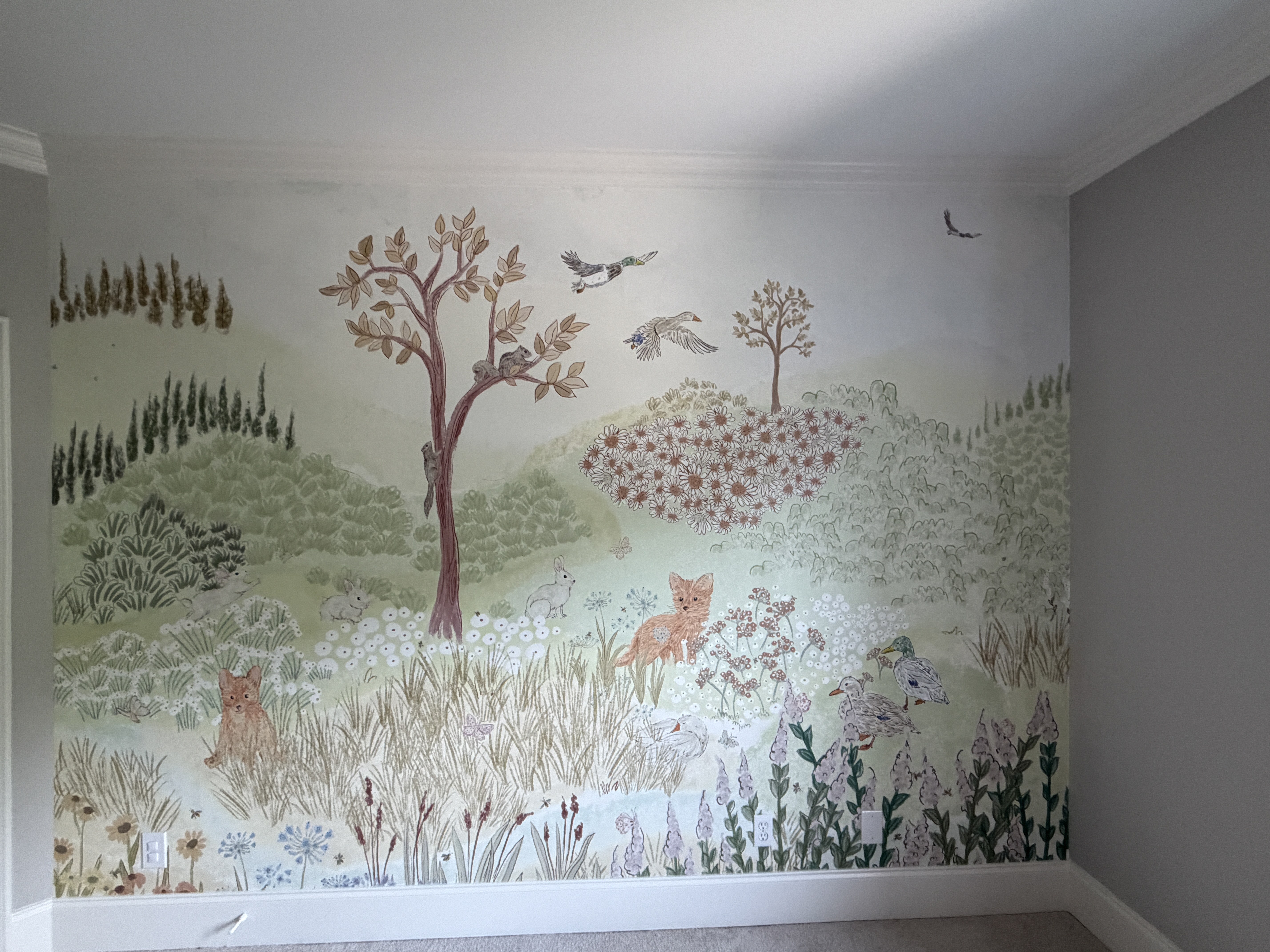 Kids Room Accent Wall